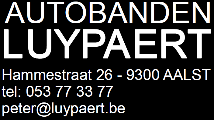Autobanden Luypaert - Hammestraat 26 - 9300 Aalst - Tel. 053/77.33.77